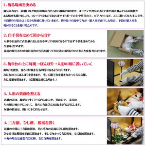 雛人形の飾り方